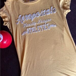 Aeropostale Varsity League Yellow Tee